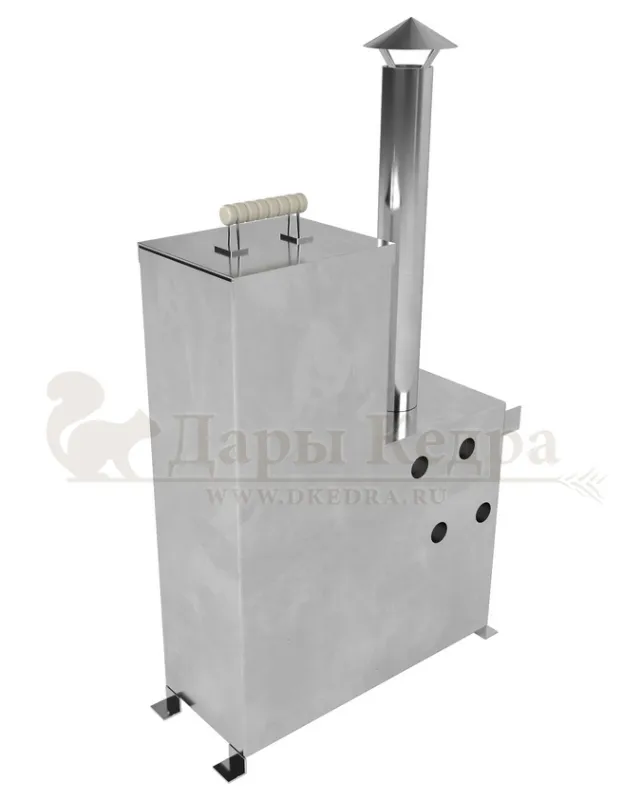 Печь погружная для купели фурако с дровяным отоплением (с циркуляционными отверстиями)